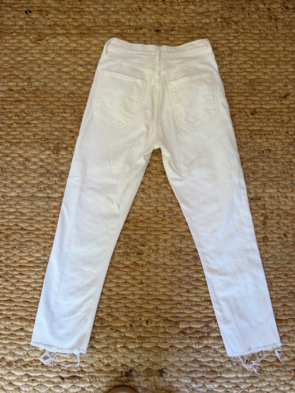 Agolde Riley White Jeans - Picture 5 of 9